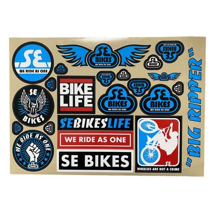 Autocollants SE Bikes Bike Life multicolore TU Cdiscount Sport