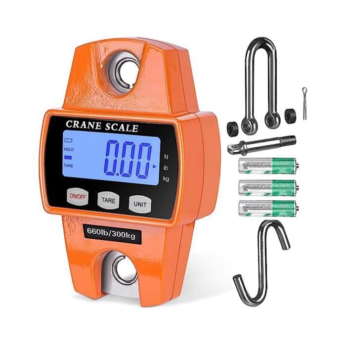 Balance Numérique Industrielle 440 Lb BASCULA - Acier Inox - Bascule Commerciale Lb/kg/oz