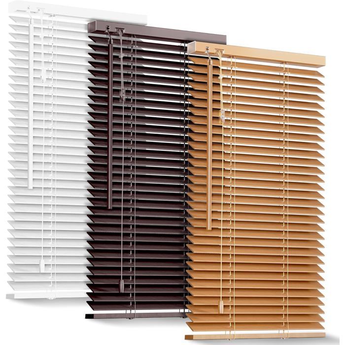 sol royal fsc store venitien en bois soldecor jh3 aspect chene 90x250cm lamelles ecologiques pour fenetres et portes achat vente store de fenetre cdiscount