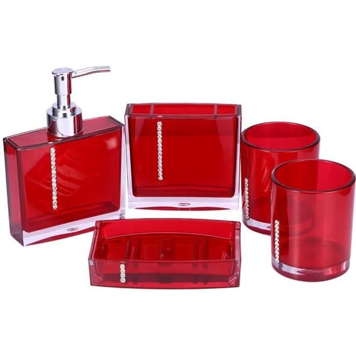 Kit de salle de bain en céramique bleue, ensemble ... – Grandado