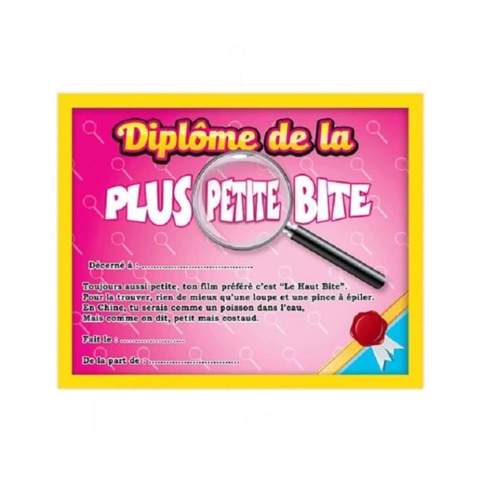 Avoir Images Cadre Diplome Humoristique Sous Verre Plus Petite Bite Achat le plus cool par