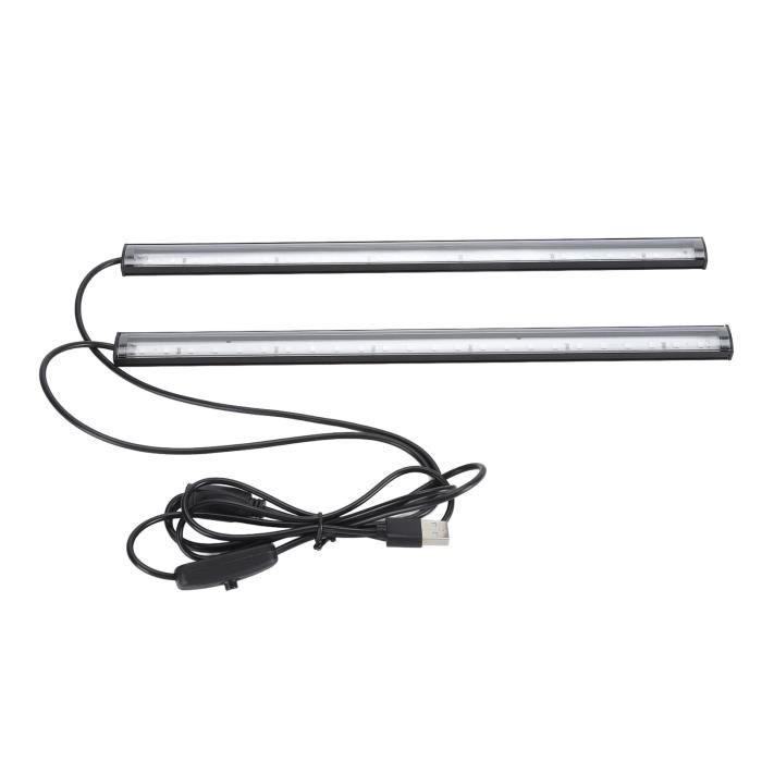 Lumières Noires LED BORDEAG - Lot De 2, 10W, Tube Aluminium - Pour Soirées UV Et Décoration