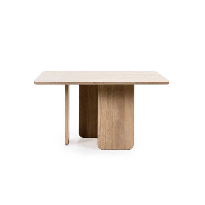 table de repas carré - tousmesmeubles - bois naturel - contemporain - design