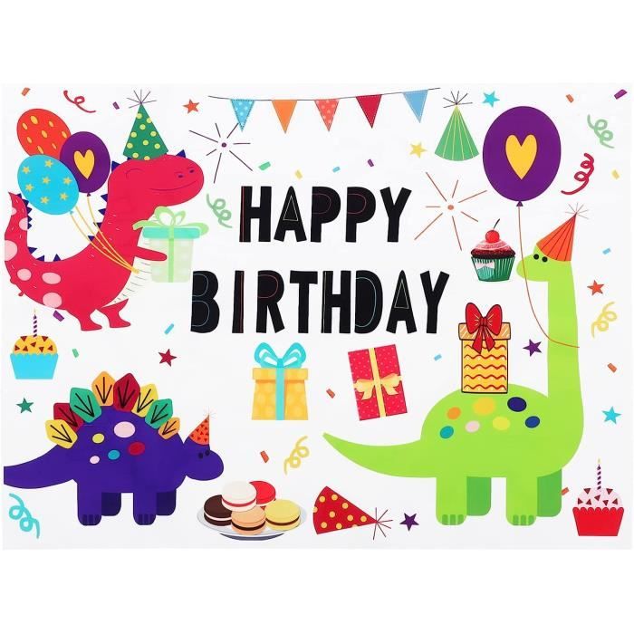 1E Toile De Fond D'Anniversaire,Bannière D'Anniversaire,Plan De Travail