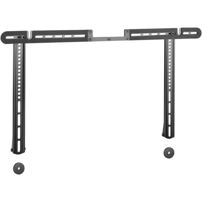 Support Mural Pour Barre De Son Sonos® Arc Slim Design Avec Faible Espacement Du Mur Noir (Noir