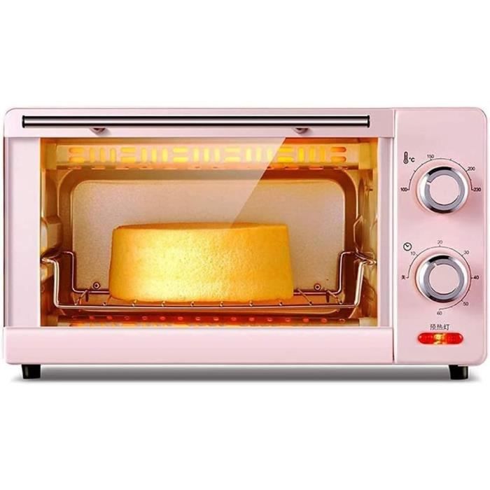 Four Électrique De Table Mini Four 12L Température Réglable 0-250 ℃ Et Minuterie 60 Minutes