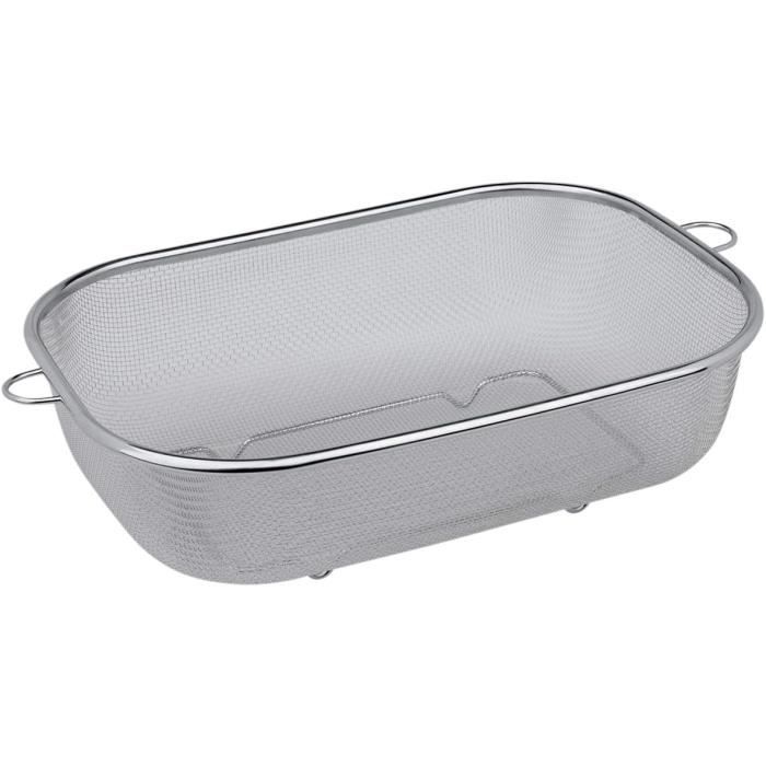 Zerodeko Panier D'égouttage De Légumes En Acier Inoxydable 15 Cm Passoire En Maille Métallique Crépine Panier-filtre Ménager Accessoire Cuisine Pour Usage Quotidien