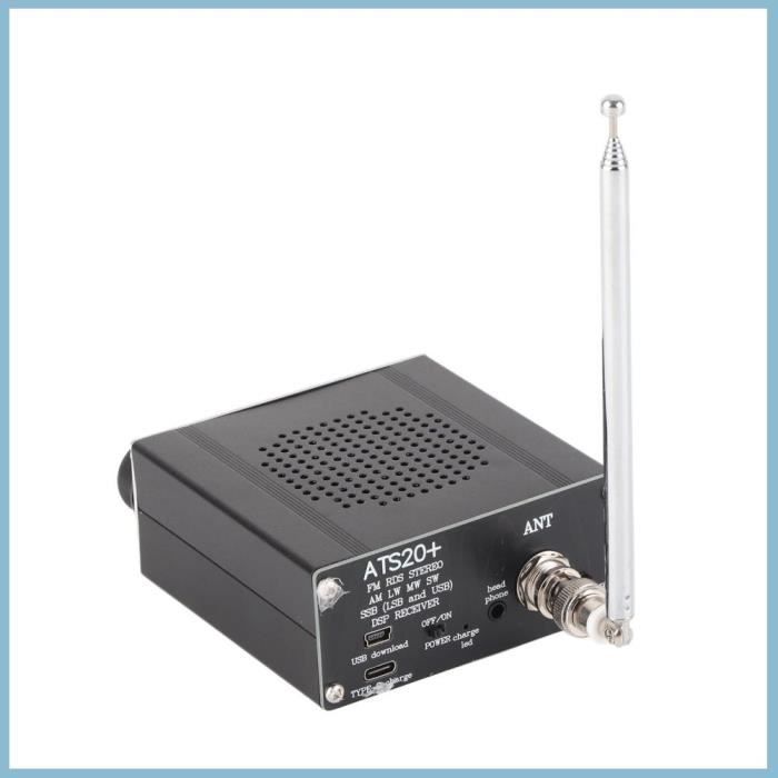 Scanner Radio Portable Bande Complète AM LW MW SW SSB USB ATS‑20 ...