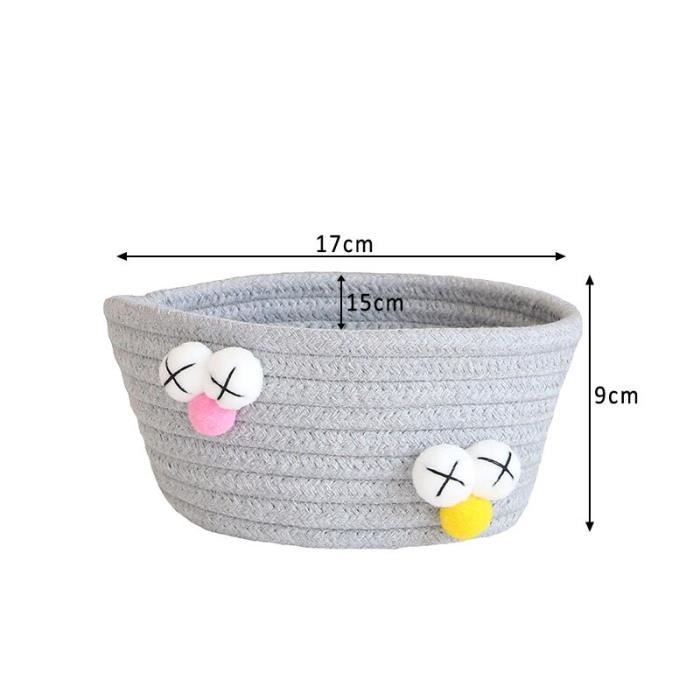 3 Pots De Fleurs Suspendus En Osier - Giyofom - Déco Intérieur/extérieur