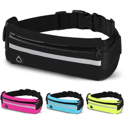 Ceinture Running DORNNA - Sac Banane Sport - Portable - Réglable - Imperméable - Rose