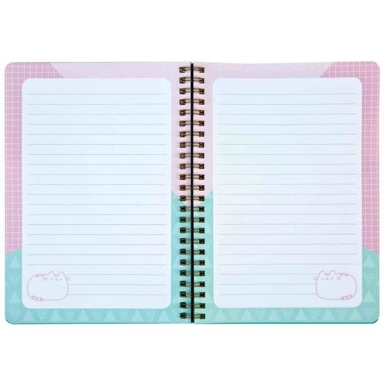 env 21 x 16 x 2 cm à l/'école et en déplacement PUSH0597 au Design Tendance Pusheen Undercover- Bloc-Notes A5 avec Reliure à Spirale ligné pour Une Utilisation à la Maison au Bureau