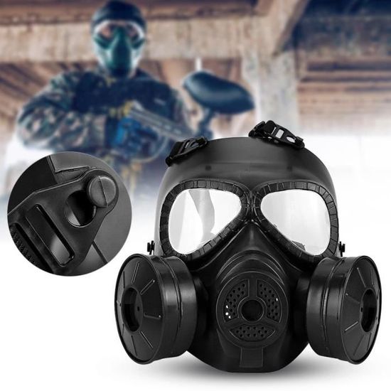 Atyhao Masque à gaz militaire de simulation Masque de simulation de gaz  facial complet Casque de protection sur le terrain de la - Cdiscount Jeux  vidéo