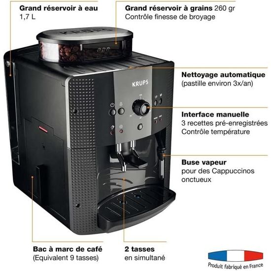 La célèbre machine à café automatique Krups Essential chute de prix chez  Cdiscount