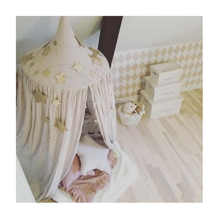 Tipi Enfant Pliable, Tente Interieur avec Coussin de Sol Fenêtres,Princesse d'Intérieur pour Garçons et Filles(130cm×100cm×130cm) - Jeux - Jouets