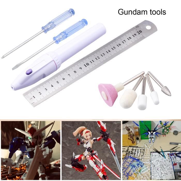 ZITFRI 22 Pcs Outillage Modelisme Outils Maquette Kit de Construction  Matériel pour Maquette Accessoire pour Gundam Fixation Réparation :  : Jeux et Jouets