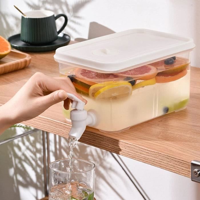 Distributeur De Boissons Pour Réfrigérateur, Carafe D'eau Froide De 5 L