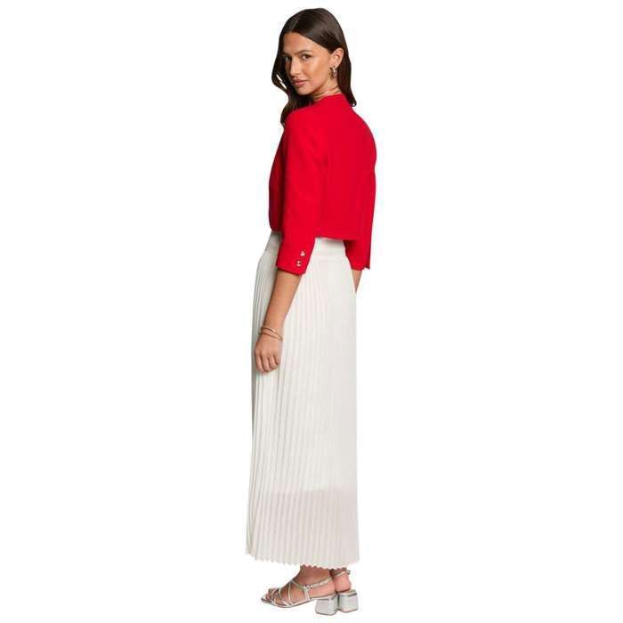 Boléro Rouge Vif Ella Boo Taille UK14 - Manches Courtes, Doublé, Occasion Excellent état