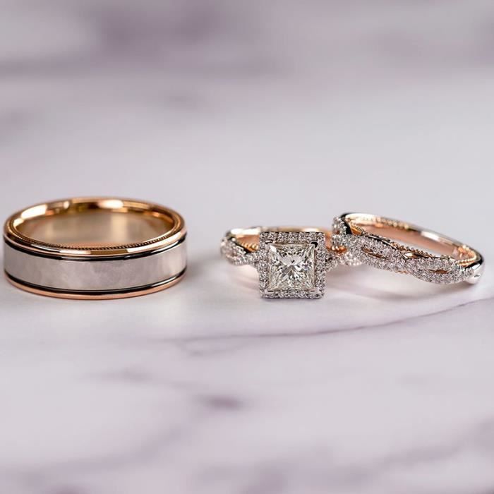 Bague femme et homme hot sale