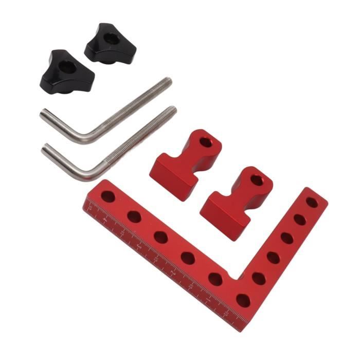 CTRICALVER 8pcs Carrés De Positionnement 90 Degrés 3 Pouces - Pinces Angle Droit Pour Bois, Cadres Et Tiroirs