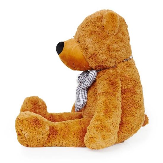 Lumaland Peluche g ante nounours XXL teddybear marron 120 cm