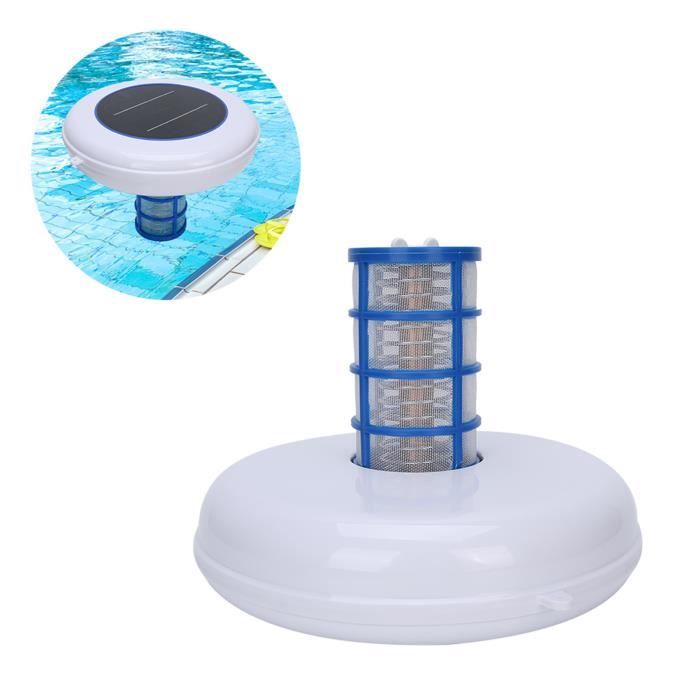 Ioniseur de piscine solaire, purificateur d'eau, nettoyeur