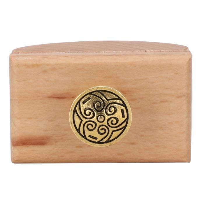 Tbest sceau en bois Sceau d'absorption d'encre Calligraphie Sceau en bois  Outil de séchage rapide d'encre (couleur bois)