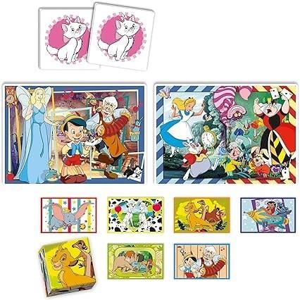 Clementoni - Edukit - Disney - Coffret apprentissage 4 en 1 - 2 puzzles ...