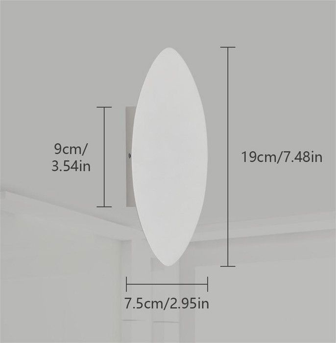 Applique Murale LED Papuq 6W - Blanc Chaud 3000K - Orientable 180° - Pour Tableaux, Miroirs, SdB - Chrome