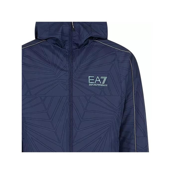Survetement EA7 Emporio Armani Homme Bleu Marine Design elegant et motif numerique Marine Cdiscount Pret a Porter