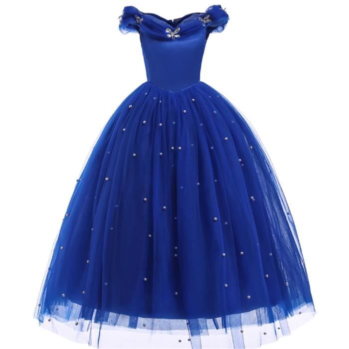 Robe princesse de luxe cendrillon robe pour filles Costume d halloween Cosplay vetements pour enfants