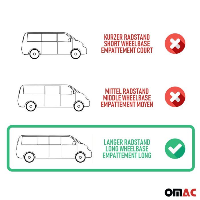 Protection Seuil Arrière Avisa Pour Fiat Ducato III / Opel Movano III / Toyota Proace Max - 2 Parties