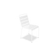 Ensemble table de jardin et 8 chaises OVIALA Palavas en acier blanc 180x90x72cm-3