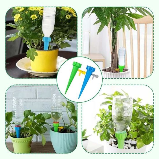 Kit De 20 Arroseurs Goutte à Goutte Pour Bouteilles - Arrosage Automatique Plantes Vacances, Débit Réglable - 5