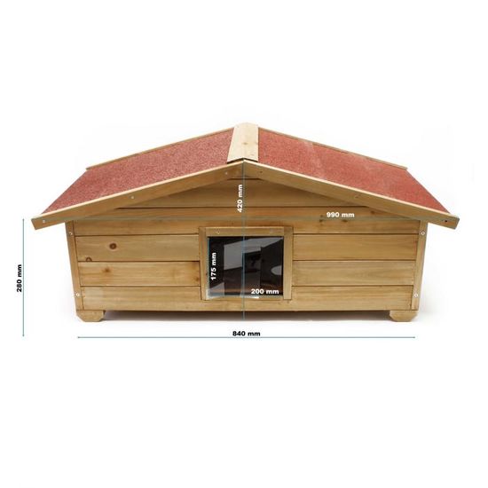 Niche De Chat Avec Isolation Avec Porte Maison Pour Chat Outdoor