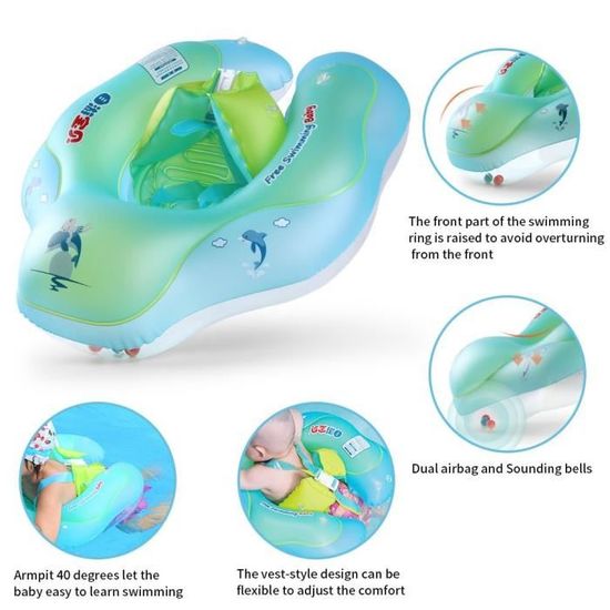Bouee Bebe Flotteur Gonflable Pour Piscines Bleu S Cdiscount Jeux Jouets