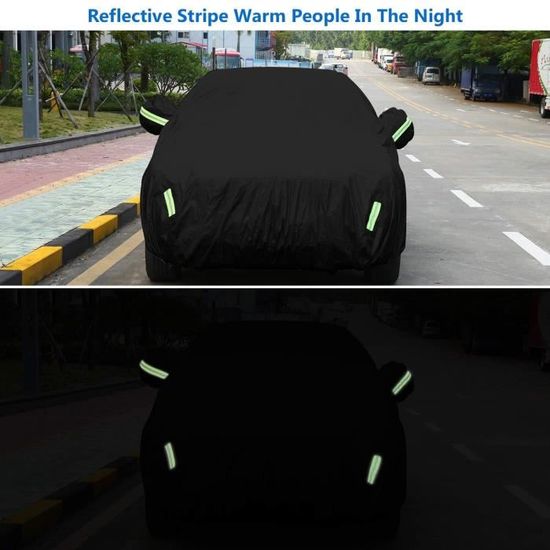 Pujuas Bache Pour Voiture Exterieur Impermeable Noir Housse De