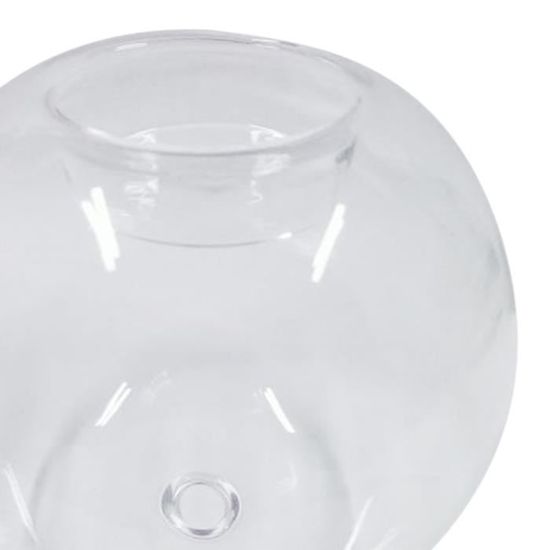 Verre argent/é FXCO Photophore Bougeoir pour Mariage Home Party Decor 8x13cm3,15x5,12