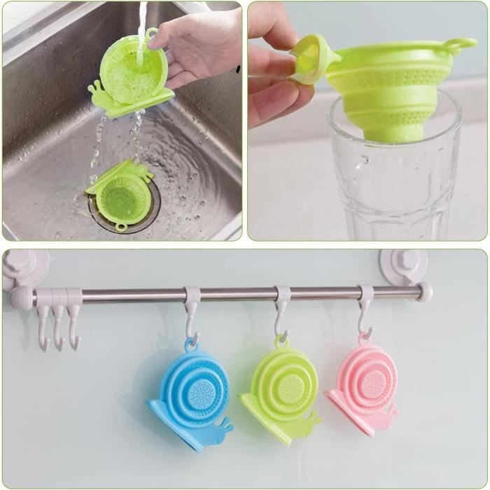 4 Pièces de Filtre éVier en Silicone, Filtre Protecteur de Drain pour Trous de Drainage, Attrape 4 Pièces de Filtre éVier en Silicone, Filtre Protecteur de Drain pour Trous de Drainage, Attrape