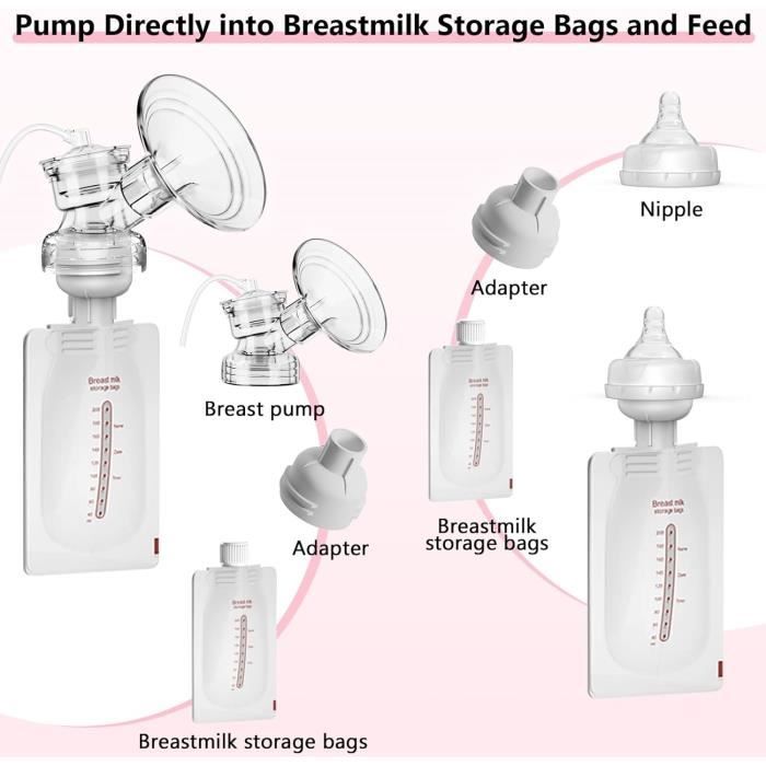 4 Valves De Rechange Pour Tire-Lait Nuliie 8806 - Avec Sac De Rangement