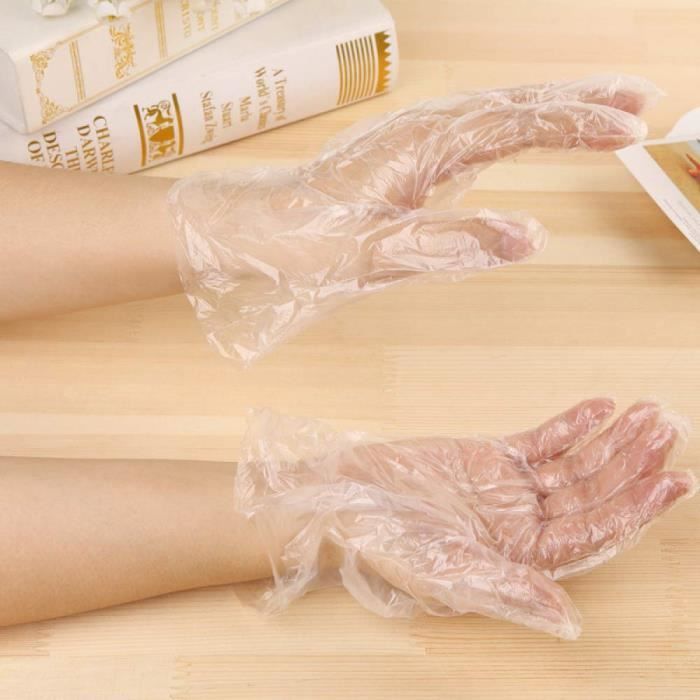Gants jetables en polyéthylène en plastique transparent Salon alimentaire  des gants de protection - Chine Gants jetables et de la qualité PE PE gant  prix