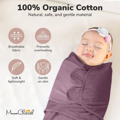 Gigoteuse Emmaillotante JIAHG Pour Nouveau-né - Coton Doux, Taille Ajustable - Protection Ventre Et Bras - Idéal 2 Mois Et Plus