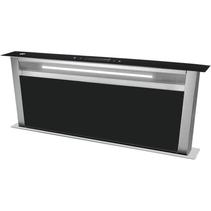 Hotte escamotable CONTINENTAL EDISON CEHPT90B 90 cm - Noir