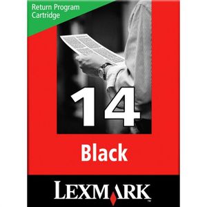 CARTOUCHE IMPRIMANTE Lexmark 14  Cartouche d'encre Noir