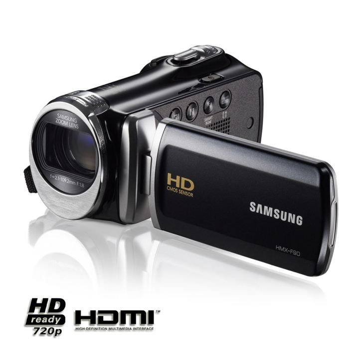 SAMSUNG F90 Caméscope - Noir - HD 1280 x 720 p