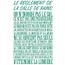 Sticker Decoration Texte Le Reglement De La Salle De Bains 60x36