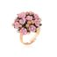 Bijoux Roses Femmes Diamant Fleur En Ceramique Fleur Bague Achat