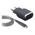 BIG BEN Kit chargeur secteur rapide et câble renforcé USB-0