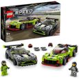 LEGO® 76910 Speed Champions Aston Martin Valkyrie AMR Pro & Vantage GT3, 2 Modèles de Voitures de Course, Jouet Pour Enfants-0