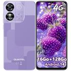 OUKITEL C57 Pro Smartphone Pas Cher - 6.52" Écran - 16(4+12)Go+128Go - Android 14 13MP 4300mAh - Téléphone 4G Double SIM GPS