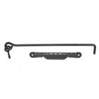 AFBAT Crochet contrevent 8l400mm cremaillère noir